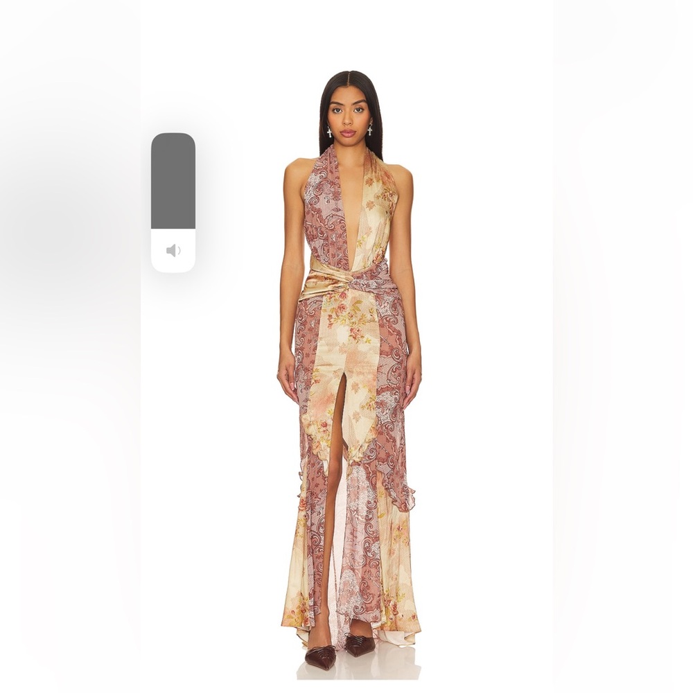 LOBA Aurora maxi dress in mauve size L